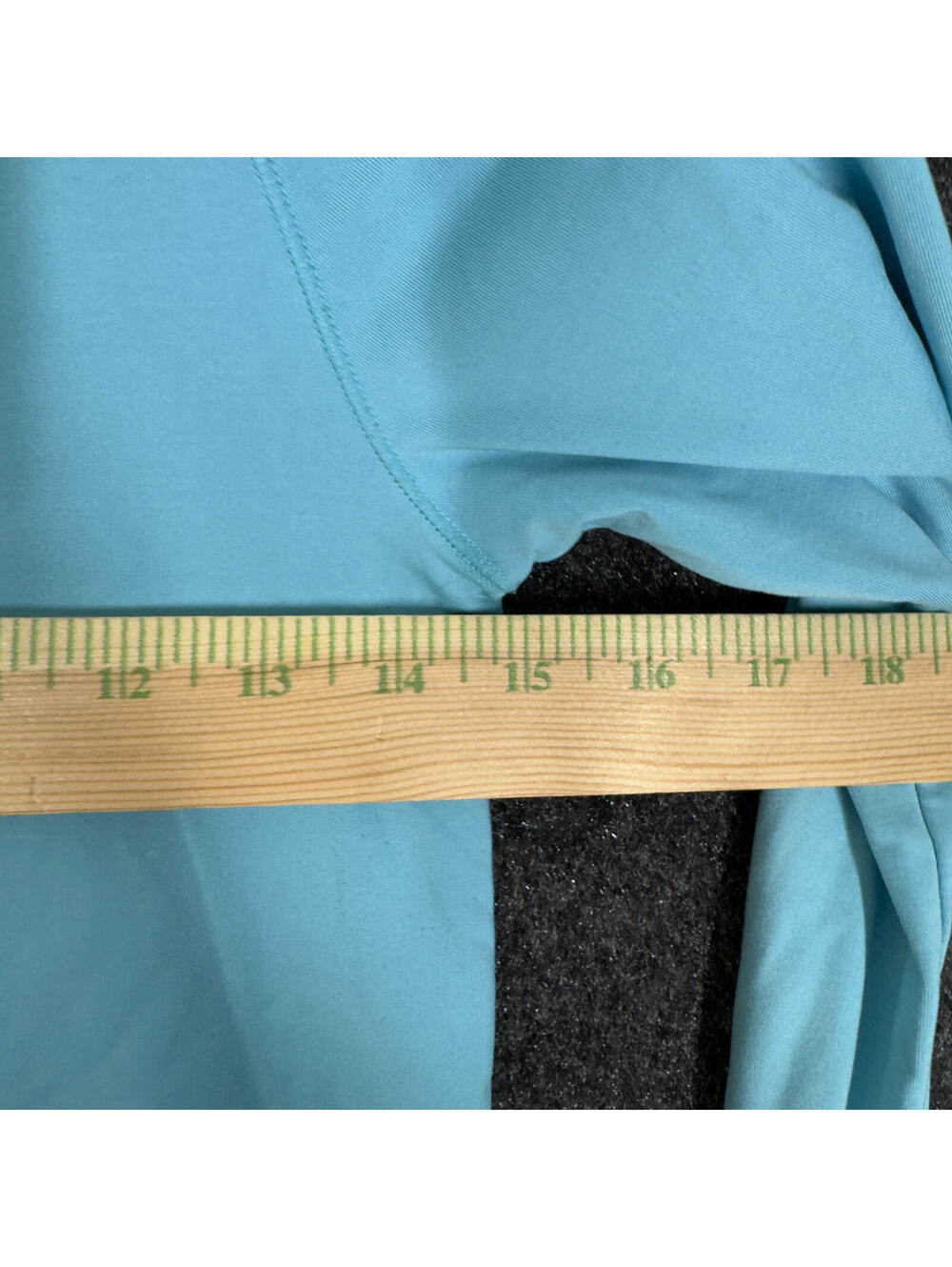 Adidas Activewear Top Girls L Large Blue Long Sleeve High Neck Pullover Active - Picture 3 of 6